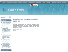 Tablet Screenshot of escolapadrereus.com.br